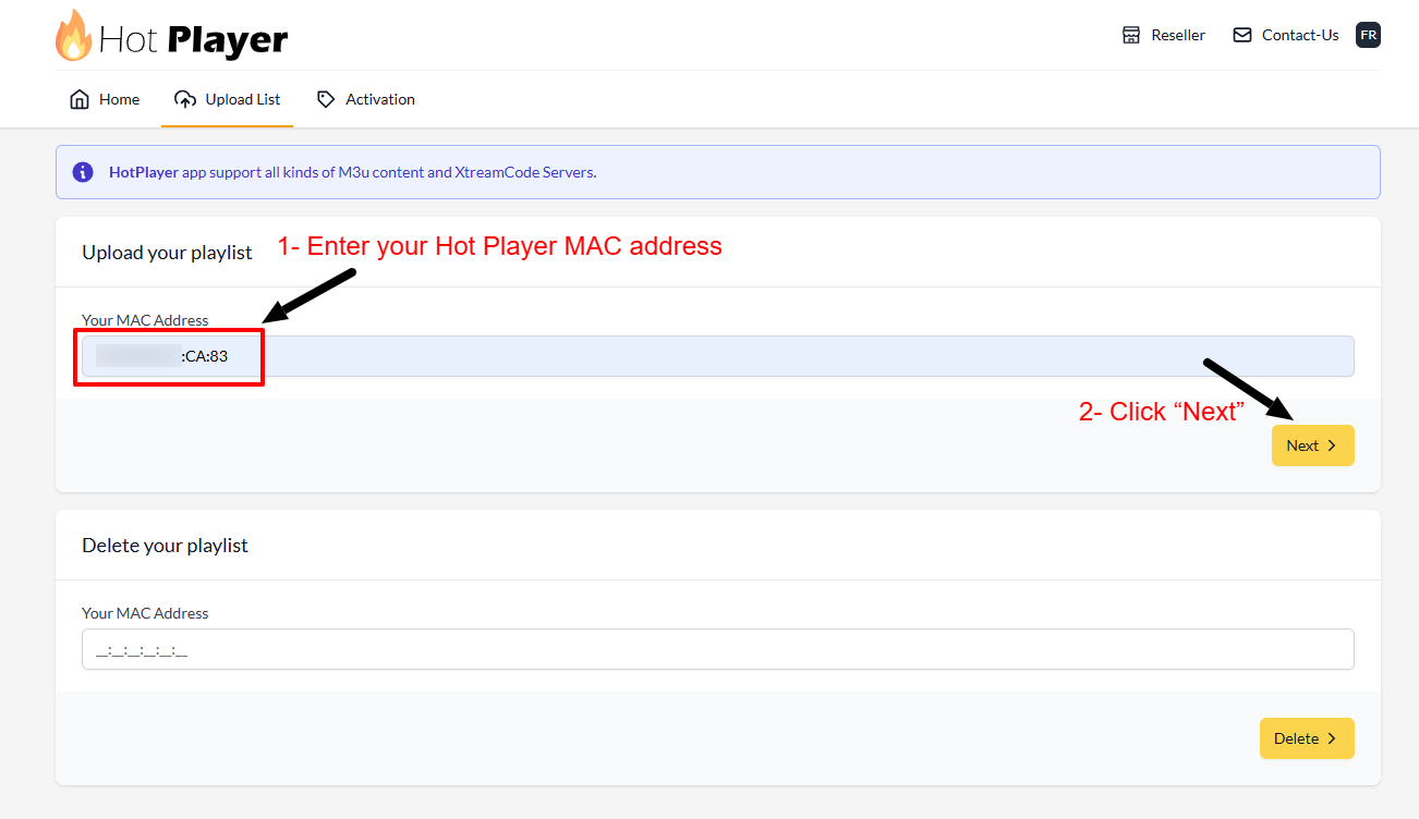 HotPlayer Xtream Code