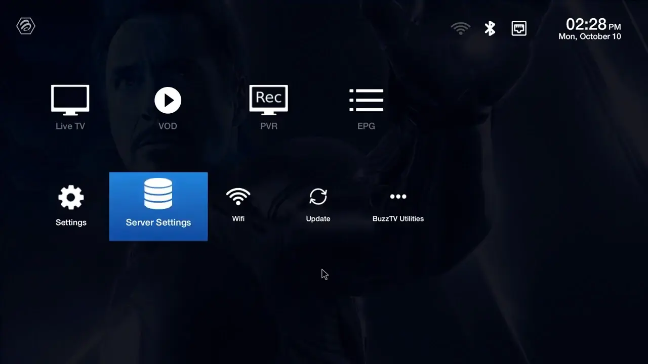 BuzzTV Server Settings