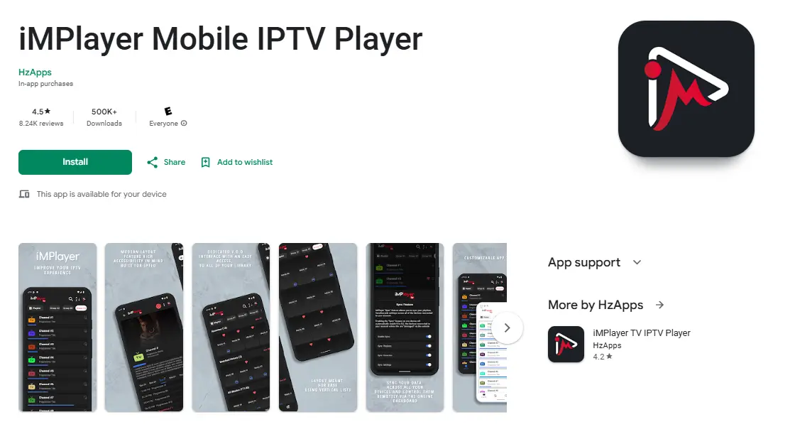 iMPlayer App Store