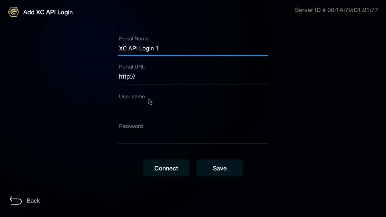 iMPlayer login